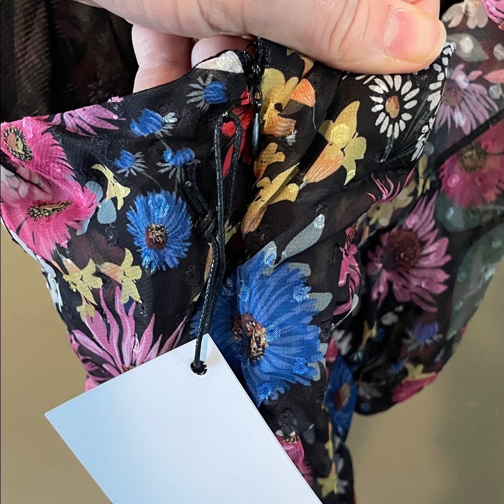 NWT Floral Ruffled layer mini dress - Picture 6 of 7